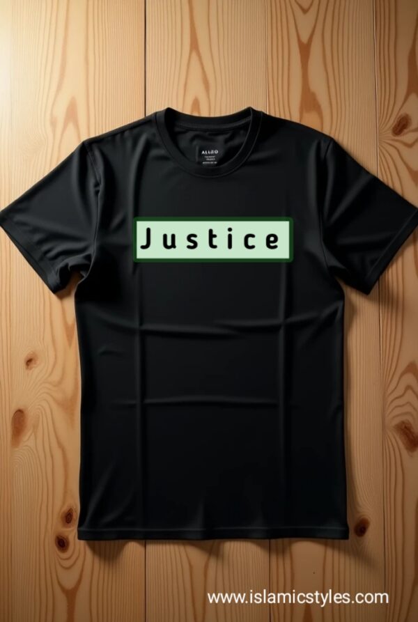 Premium Half Sleeve T-shirt Justice - Image 4