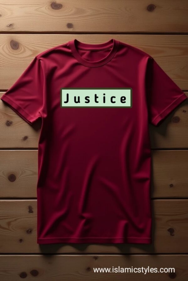 Premium Half Sleeve T-shirt Justice - Image 2