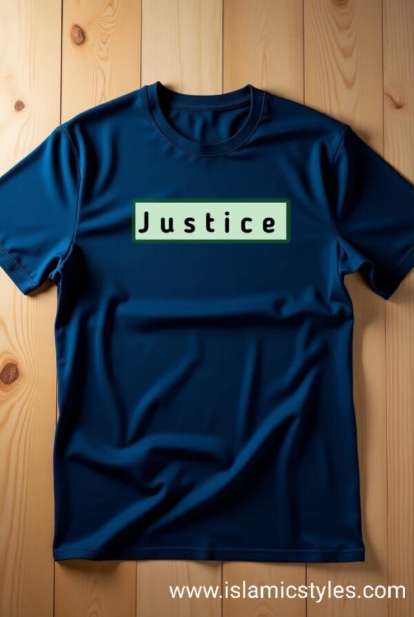 Premium Half Sleeve T-shirt Justice - Image 3